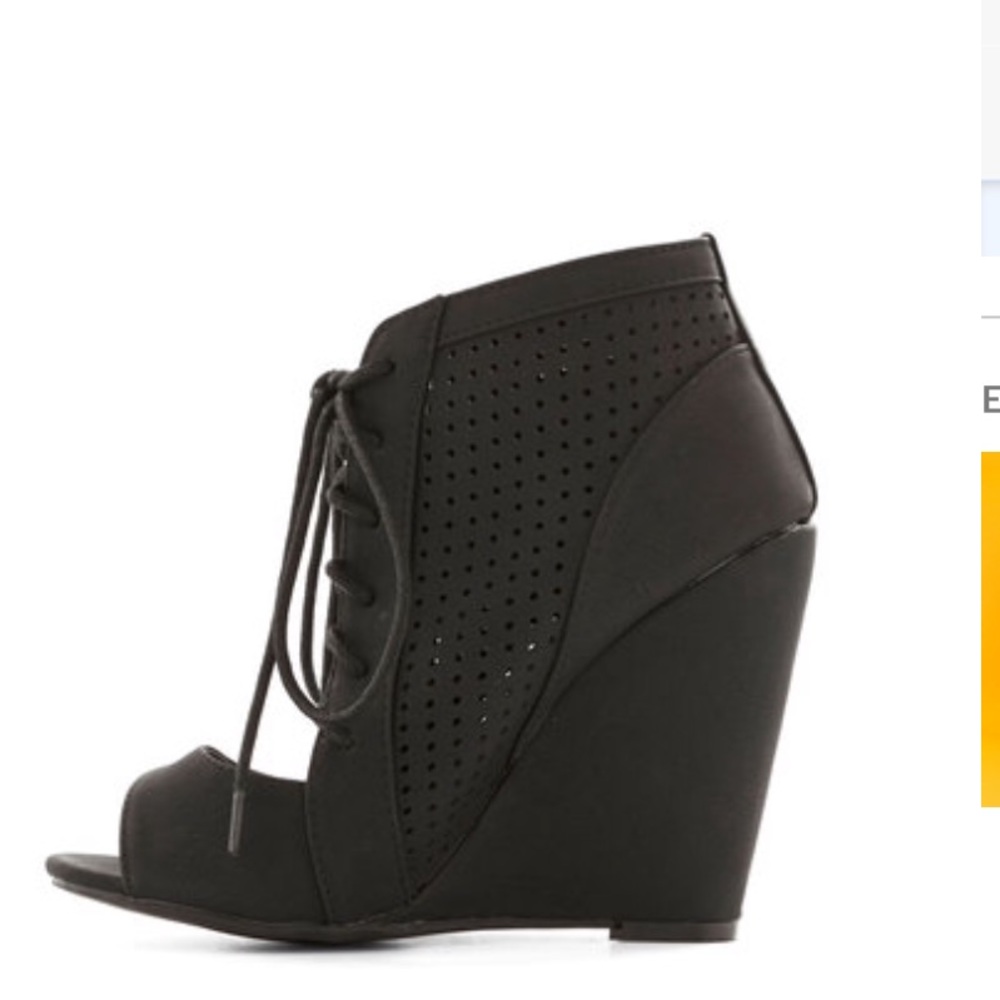 Modcloth "Perforate and See" Heels Size 10 - Picture 3 of 3